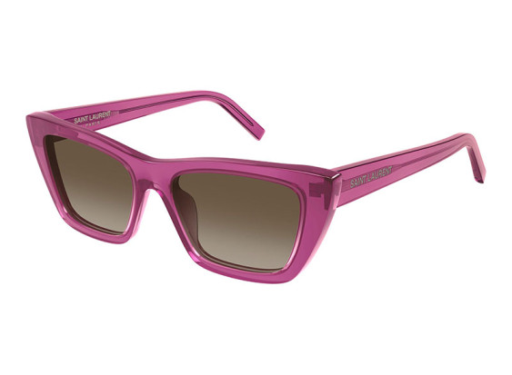 Saint Laurent SL276 MICA 061Transparent Cyclamen/Khaki Gradient