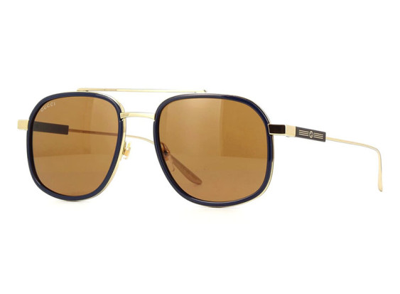 Gucci GG1310S 003 Gold/Blue/Brown