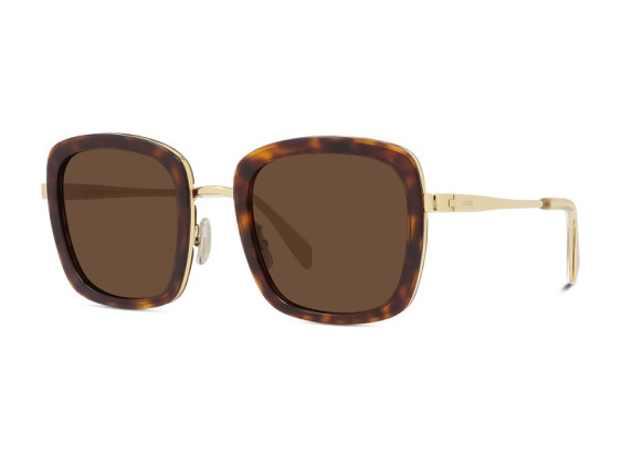 Celine CL40202U 52E Red Havana/Brown