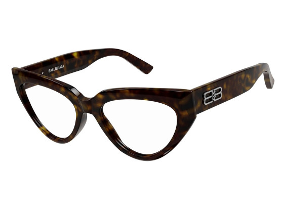 Balenciaga BB0276O 002 Dark Havana 53mm
