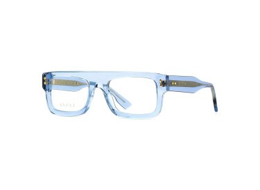 Gucci GG1085O 004 Shiny Transparent Azure 52mm
