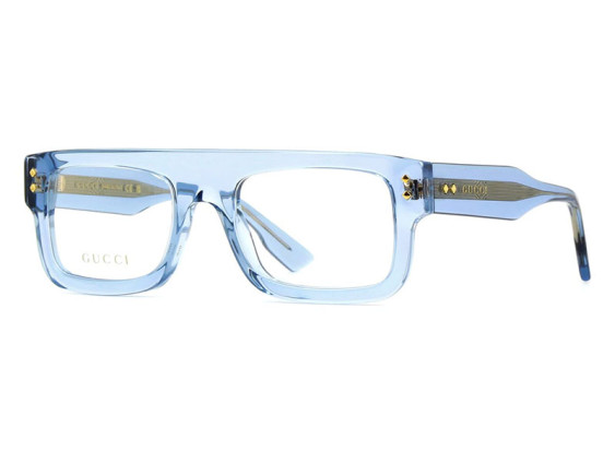 Gucci GG1085O 004 Shiny Transparent Azure 52mm
