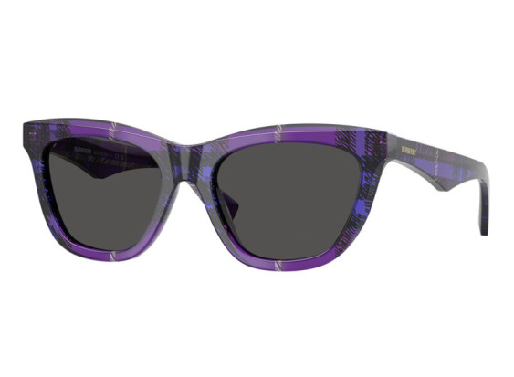 Burberry BE4435 411387 Check Violet/Dark Grey