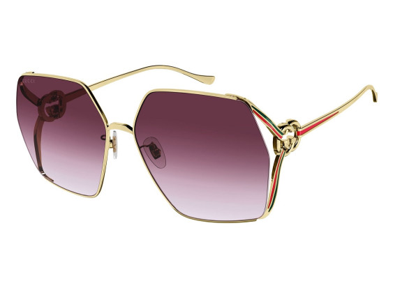 Gucci GG1322SA 003 Gold/Burgundy Gradient
