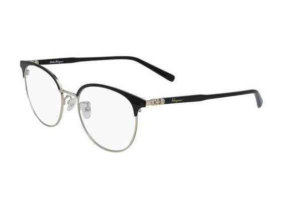 Salvatore Ferragamo SF2201 703 Light Gold/Black 51mm