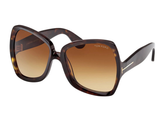 Tom Ford FT1222 52F Dark Havana/Brown Gradient