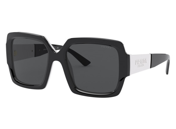 Prada PR21XS YC45S0 Black/White/Dark Grey