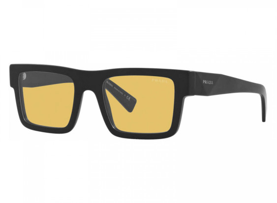 Prada PR19WS 1BO0B7 Matte Black/Yellow
