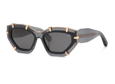 Philipp Plein SPP099V Supreme Star 0819 Transparent Grey/Gold/Smoke