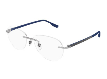 Montblanc MB0186O 002 Silver 56mm