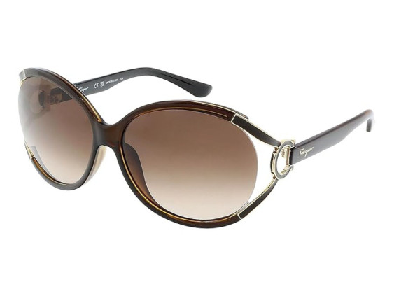 Salvatore Ferragamo SF600S 220 Dark Brown/Brown Gradient