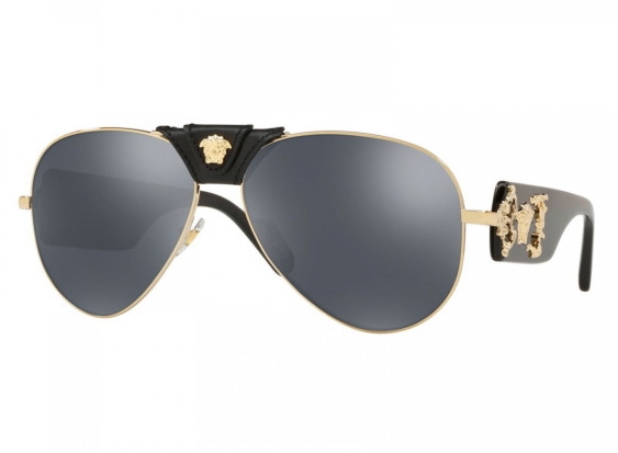 Versace VE2150Q 12526G Gold/Grey Mirror Black