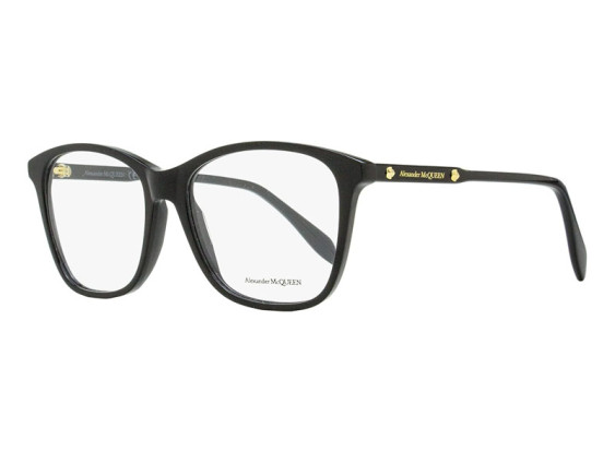 Alexander McQueen AM0191O 001 Shiny Black 54mm