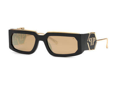 Philipp Plein SPP119M Rose Venus 700G Black/Gold/Brown with Gold Mirror