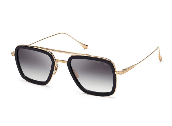 Dita FLIGHT-006-7806-B Matte Black/14K Gold/Grey Gradient