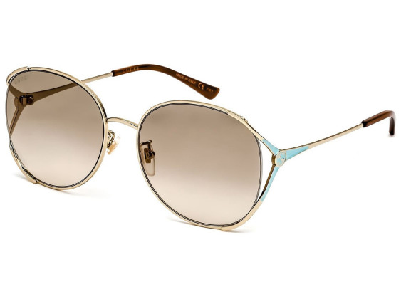Gucci GG0650SK 005 Gold Brown/Pink