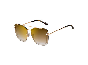 Jimmy Choo AMBRA/S 0DDBJL Gold Copper/Brown SS Gold