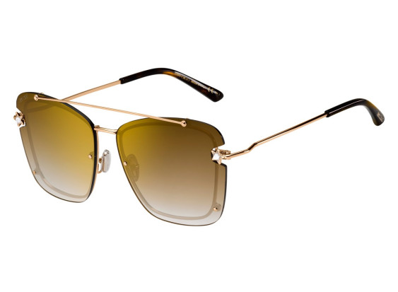 Jimmy Choo AMBRA/S 0DDBJL Gold Copper/Brown SS Gold