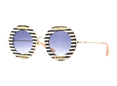 Gucci GG0113S 008 Black/Blue Gradient