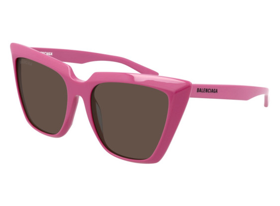Balenciaga BB0046S 005 Fuchsia/Brown