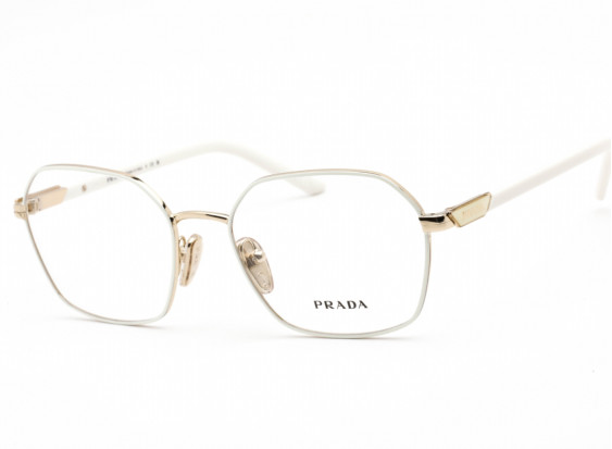 Prada PR55YV LFB1O1 Talc/Pale Gold 51mm