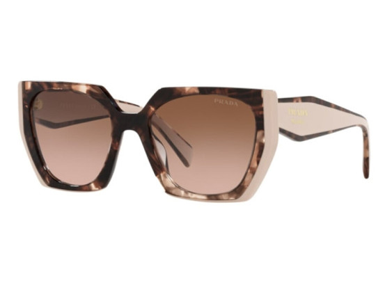 Prada PR15WSF 01R0A6 Tortoise Caramel/Powder/Brown Gradient