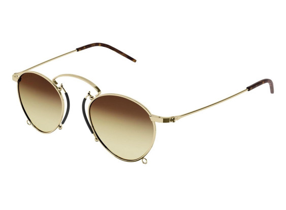 Gucci GG1034S 003 Gold/Dark Purple to Ocher Gradient