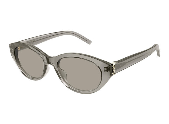 Saint Laurent SL M148 004 Transparent Taupe/Warm Grey