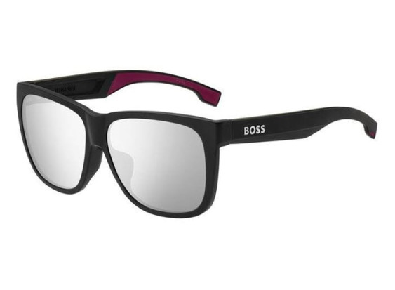 Hugo Boss BOSS 1453/F/S DNZ/DC Matte Black/Burgundy/Silver Mirror