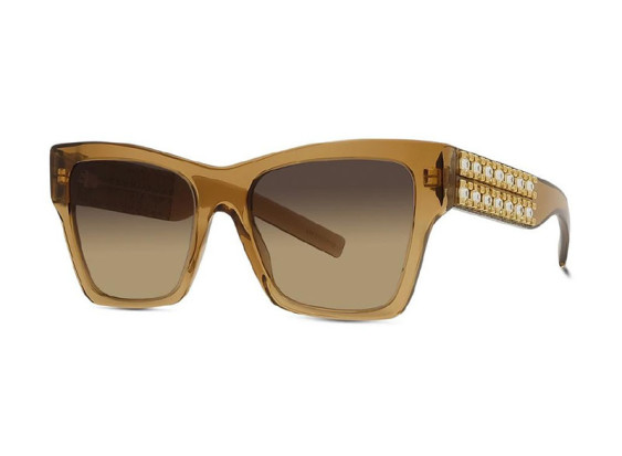 Givenchy GV40076I 57B Transparent Beige/Brown Gradient