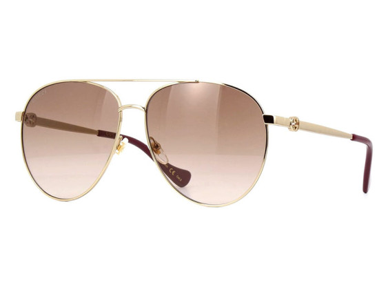 Gucci GG1088S 002 Gold/Brown Gradient
