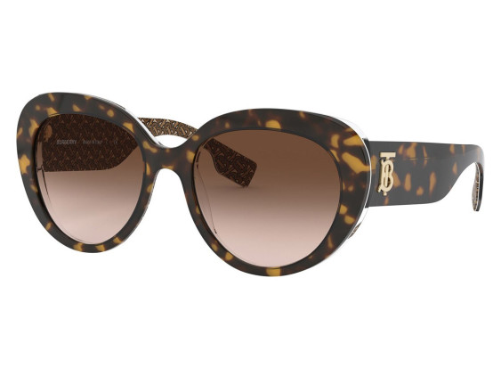 Burberry BE4298 382713 Top Dark Havana on TB Brown/Brown Gradient