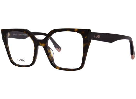 Fendi FE50002I 052 Dark Havana 54mm