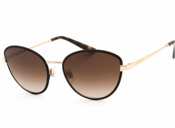 Dolce & Gabbana DG2280 132013 Gold/Matte Brown / Brown Gradient
