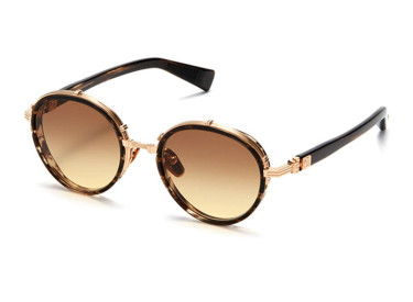 Balmain CROISSY BPS-126B White Gold/Dark Brown Swirl/Dark Brown to Amber Gradient AR