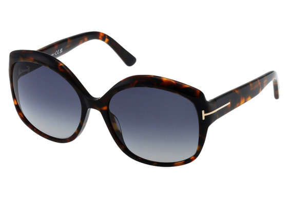 Tom Ford FT0919 55D Shiny Havana/Smoke Gradient Polarized