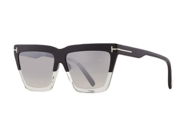 Tom Ford FT1110 05C Black/Transparent/Smoke Mirror