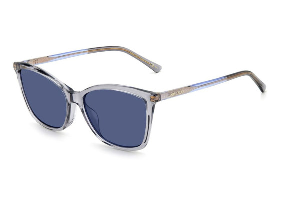 Jimmy Choo BA/G/S 0KB7 Transparent Grey/Blue