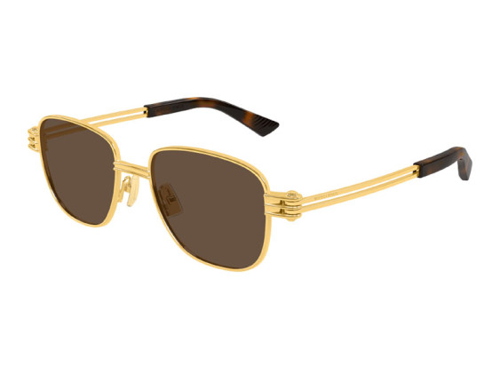 Bottega Veneta BV1380S 003 Gold/Brown