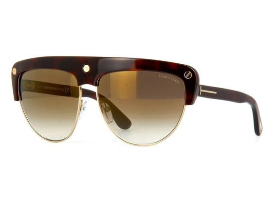 Tom Ford FT0318 52G Dark Havana/Brown Gradient Mirror