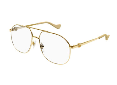 Gucci GG1091O 002 Shiny Gold 56mm