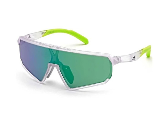 Adidas SP0017 26Q Crystal/Mirrored Green