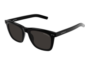 Montblanc MB0226S 001 Shiny Black/Grey