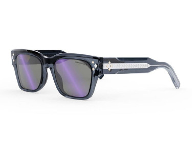 Dior CD DIAMOND S2 30G7 Translucent Blue/Purple Mirrored