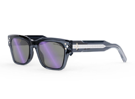 Dior CD DIAMOND S2 30G7 Translucent Blue/Purple Mirrored