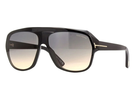 Tom Ford FT0908 01B Black/Gradient Smoke