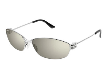 Balenciaga BB0336S 006 Silver/Silver Mirror