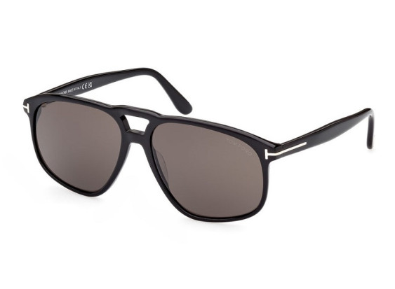 Tom Ford FT1000 01A Shiny Black/Smoke