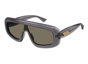 Bottega Veneta BV1281S 003 Transparent Grey/Brown