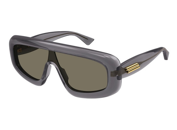 Bottega Veneta BV1281S 003 Transparent Grey/Brown